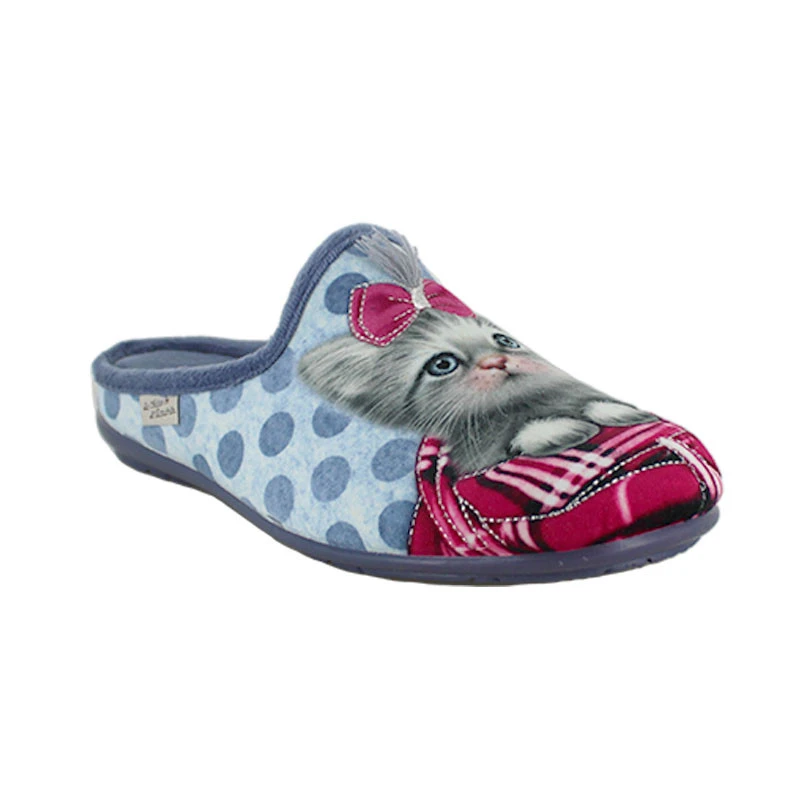 LA MAISON DE L'ESPADRILLE Chaussons Mules Pour Femme 9018 4 LA MAISON DE L'ESPADRILLE Chaussons Mules Pour Femme 9018 – Image 2