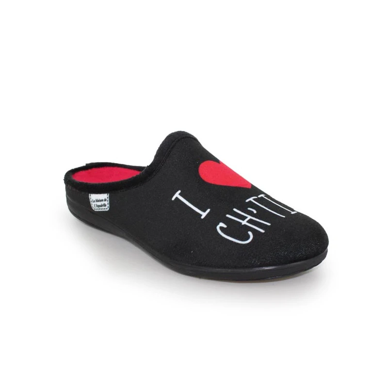 LA MAISON DE L'ESPADRILLE Chaussons Mules Pour Femme Ch'tis (6543) 3 LA MAISON DE L'ESPADRILLE Chaussons Mules Pour Femme Ch'tis (6543)