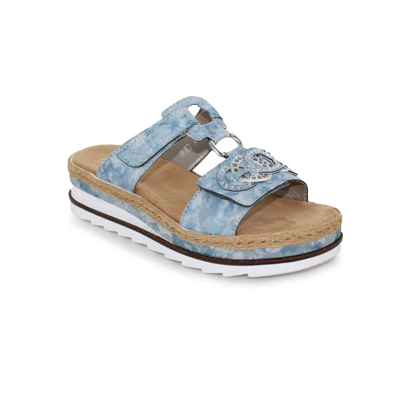 RIEKER Mules Pour Femme Dipinto V7986 4 RIEKER Mules Pour Femme Dipinto V7986 – Image 2