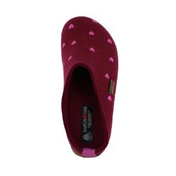 HAFLINGER Chaussons Mules Pour Femme Grizzly Cuoricini -chaussures-ecolo shop grizzly cuoricino 22
