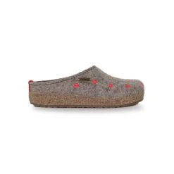 HAFLINGER Chaussons Mules Pour Femme Grizzly Cuoricini -chaussures-ecolo shop grizzly cuoricino 6