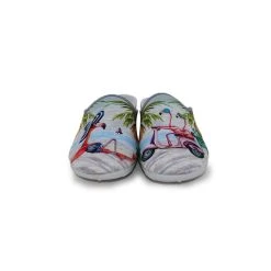 LA MAISON DE L'ESPADRILLE Chaussons Mules Pour Femme Les Flamants Roses (2041) -chaussures-ecolo shop les flamants roses 2041 2